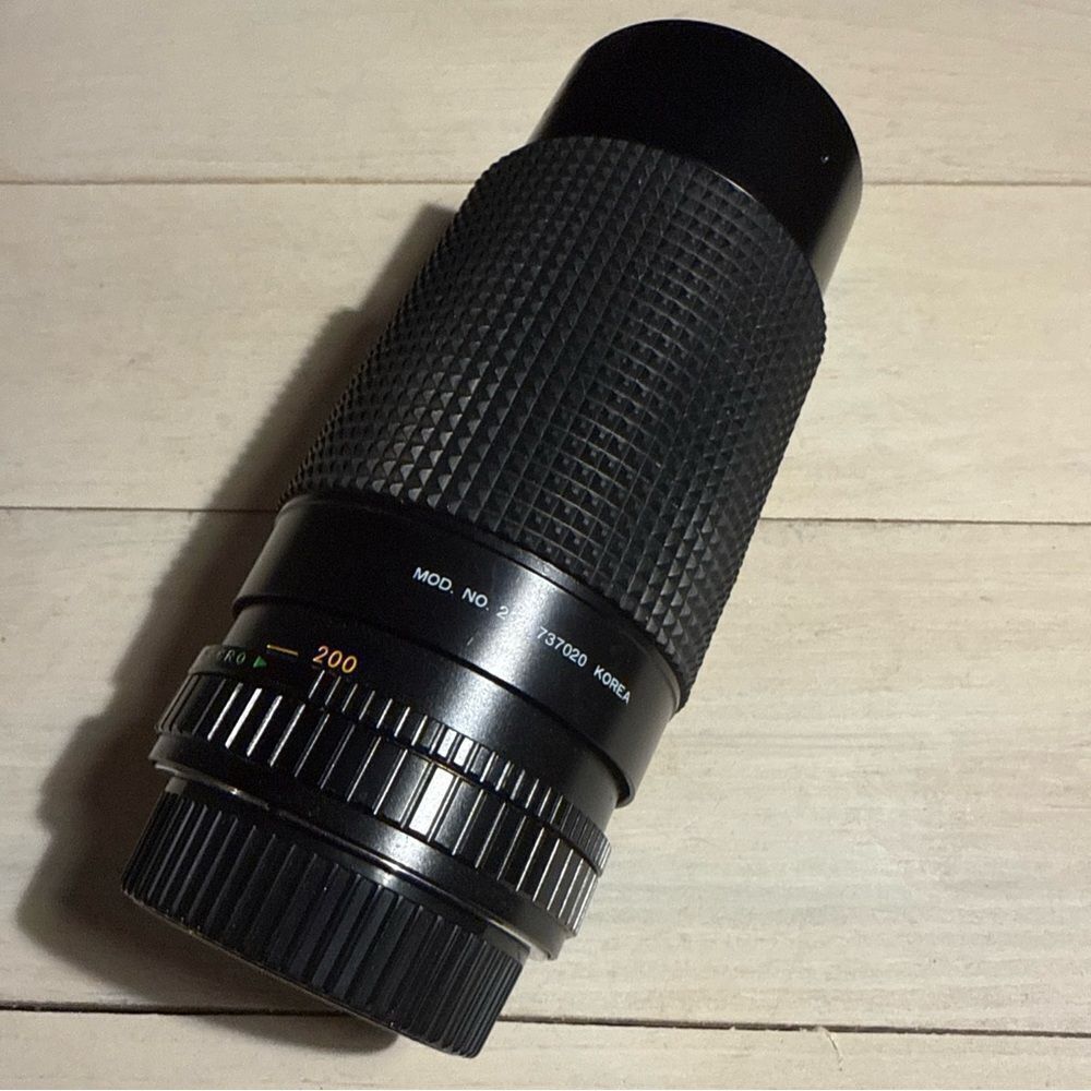 Vintage Sears Canon Multicoated Auto Zoom Lens f/1:4.0 F=80-200mm 55ø